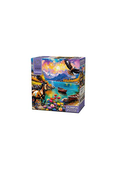 Olimpia Puzzle Peaceful Lake 1000 Pieces
