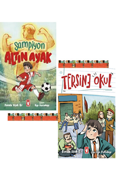 Timaş Çocuk 2. SINIF-Tersine Okul, Şampiyon Altın Ayak(2kitap)