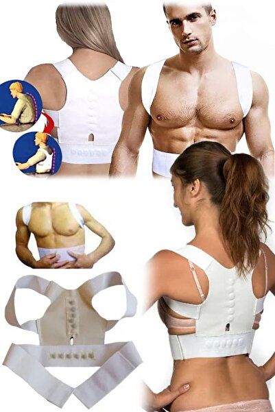 Munico 1 Ayda Kamburluk Giderici Rahat Pratik Bay Dik Duruş Bel Korsesi Manye...