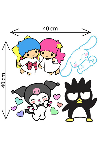 Ingift Set 4 imagini termoadezive pentru textile Hello Kitty, aplicare cu fie...