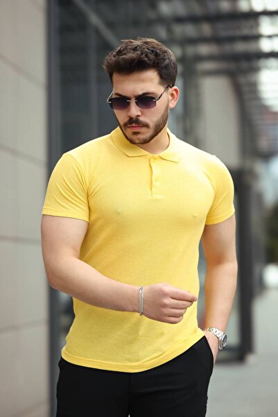TMB Eco Polo Neck Yellow