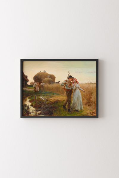 epiqart Saman Hasadı - Siyah Çerçeve