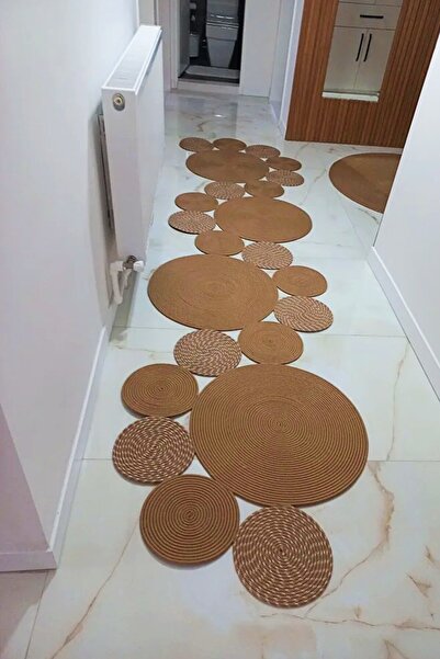 BHR Creative Jüt S Model Salon Mutfak Balkon Oturma Odası Kapı Önü Banyo Pasp...