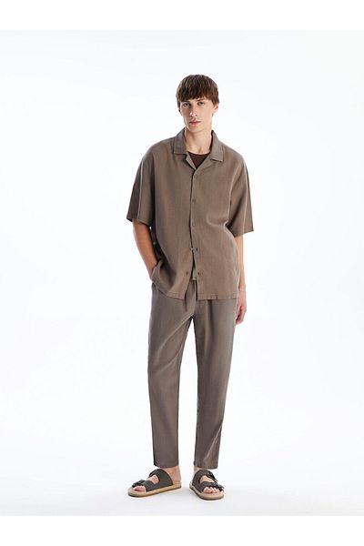 LC Waikiki Pantaloni pentru bărbați cu aspect de in, sezon nou - S5PR77Z8