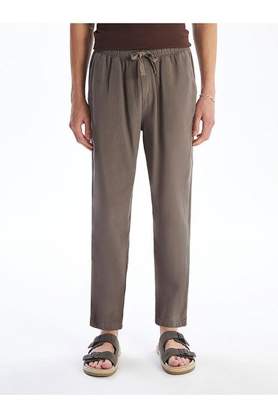 LC Waikiki Pantaloni pentru bărbați cu aspect de in, sezon nou - S5PR77Z8