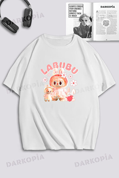 macklin Tricou oversize unisex pentru femei, bărbați și copii, cu imprimeu fl...