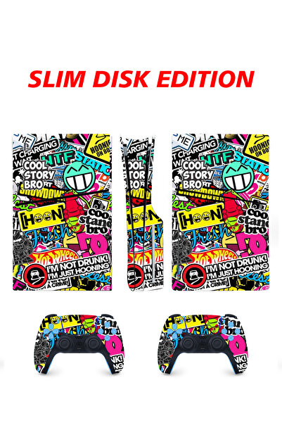 KT Decor Sticker Bomb Playstation 5 Full Sticker Kaplama Seti