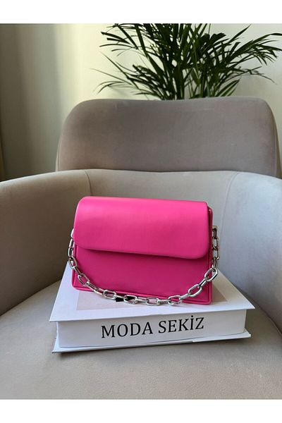 Moda Sekiz Women's Hand and Shoulder Bag with Chain Accessories
