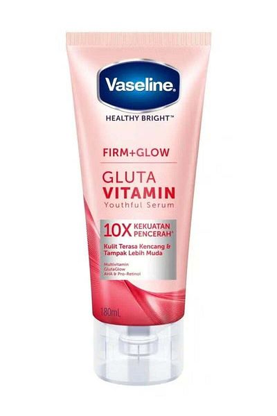 Vaseline Two pieces of Vaseline Healthy Bright Firm Glow Vitamin Gluta - 2*180 ml