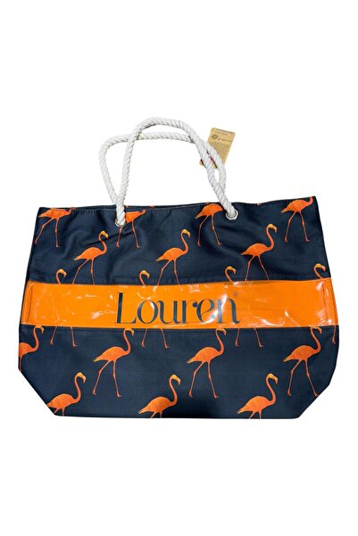 Monte Lui 1011 Beach Bag Flamingo Pattern