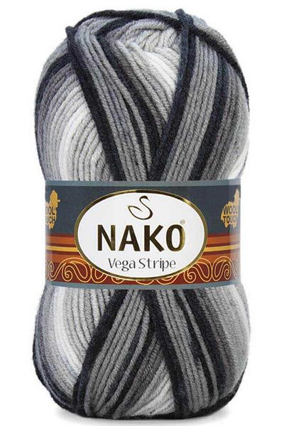 NAKO Πλεκτό νήμα Vega Stripe 82424