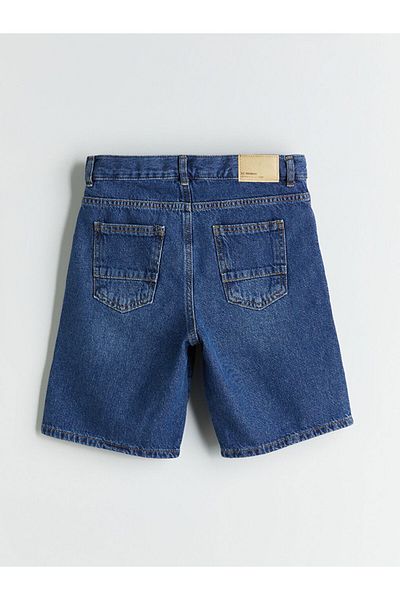 LC Waikiki New Season Ripped Detailed Boy's Jean Shorts - S5Sb40Z4
