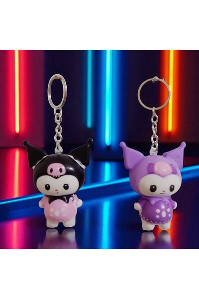 Kuzey 2 BUC MINI PURPLE BLACK KUROMİ SUKUŞİ BRELOKE JUCĂRIE SENSORIALĂ JUCĂRI...