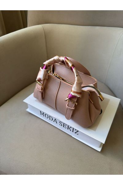 Moda Sekiz Women's Mini Crossbody Hand and Shoulder Bag with Shawl Accessory
