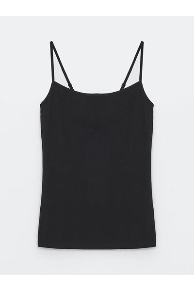 LC Waikiki Create Your Style from Uzg Store |   U Neck Plain Strap Women's Tank Top