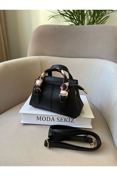 Moda Sekiz Mini șal pentru femei, cu accesorii, geantă de mână și de umăr