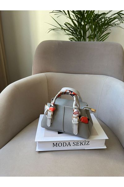 Moda Sekiz Women's Mini Crossbody Hand and Shoulder Bag with Shawl Accessory
