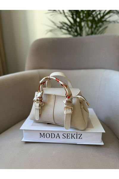 Moda Sekiz Mini șal pentru femei, cu accesorii, geantă de mână și de umăr