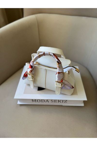 Moda Sekiz Women's Mini Crossbody Hand and Shoulder Bag with Shawl Accessory