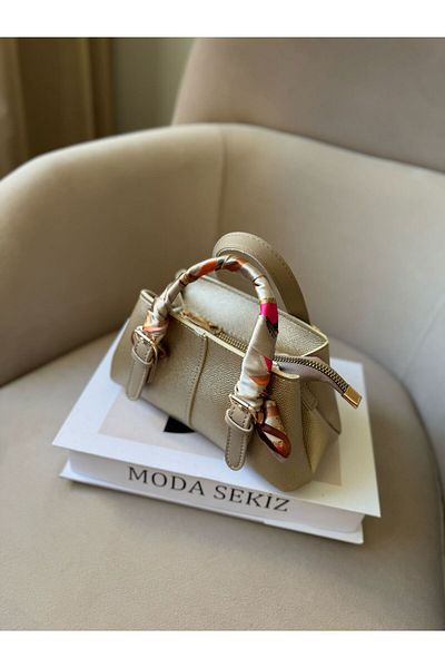 Moda Sekiz Mini șal pentru femei, cu accesorii, geantă de mână și de umăr