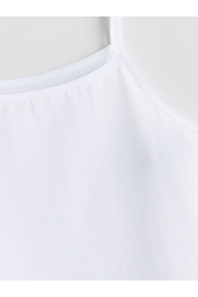 LC Waikiki Pink Square Collar Girl's Undershirt 2-Piece