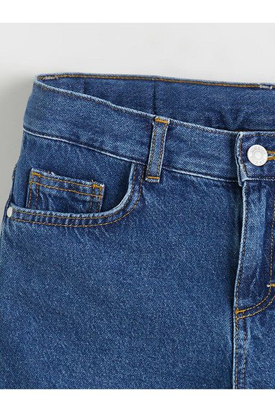 LC Waikiki Indigo Basic Boy's Jean Shorts