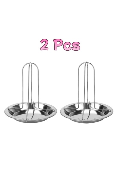 Choice1 2 pcs Roasting Grill Stand Chicken Roaster Rack Kitchen Outdoor BBQ T...