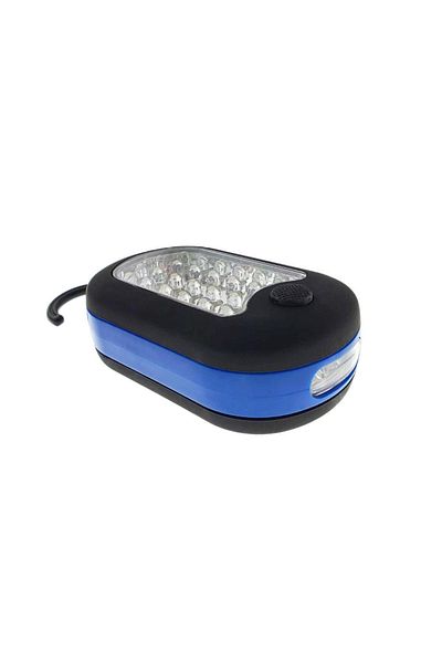 OEM Universal lamp with 27 LEDs, magnet and hook, 95x60x35mm, 3xAAA