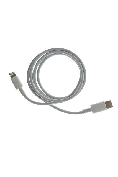 OEM USB Type C male to 8-pin lightning male cable, length 100 cm, white