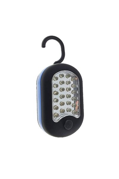 OEM Universal lamp with 27 LEDs, magnet and hook, 95x60x35mm, 3xAAA