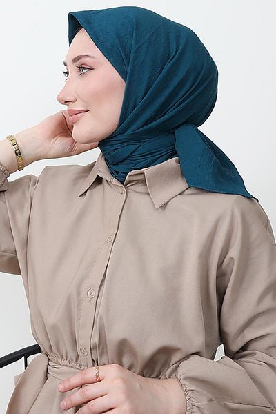 GİYZAMİLA Bamboo Scarf Petrol