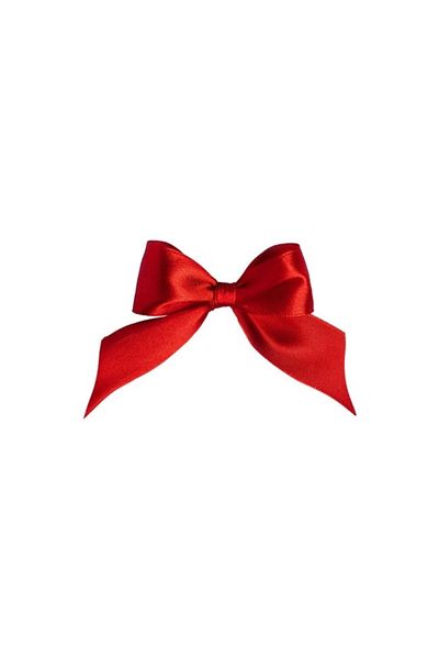 P Parla 6 cm Red Satin Ribbon - 10 Meters