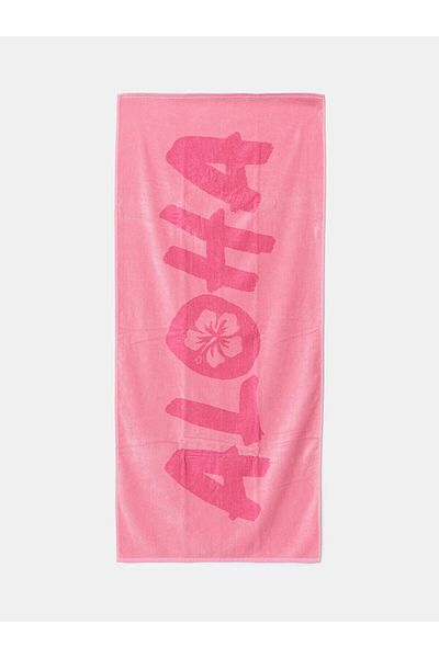 LC Waikiki Γυναικεία πετσέτα θαλάσσης Aloha Printed 70Χ150 εκ