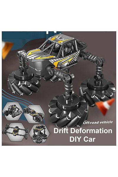 rexa 2.4GHz DIY Deformation Drift Car – Remote Control Transforming Racer with Drift & Stunt Action