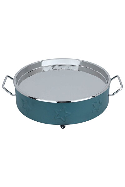 Generic سخان طعام من الفولاذ من معرض السيف، 44 × 36 × 14 سم، وعاء مزدوج ، بنق...