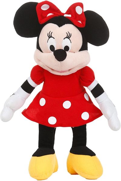 rexa Plush Classic Minnie Mouse Red Polka Dot Dress