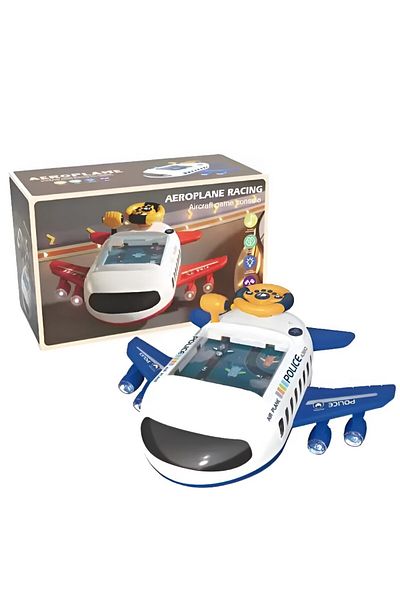 rexa Aeroplane Racing Aircraft Game Console – Sound & Light Flight Simulator Toy (42 x 20.5 x 26.5 cm)