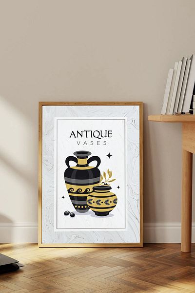 Dekorsiahome One Piece Wooden Framed Painting Tk0668
