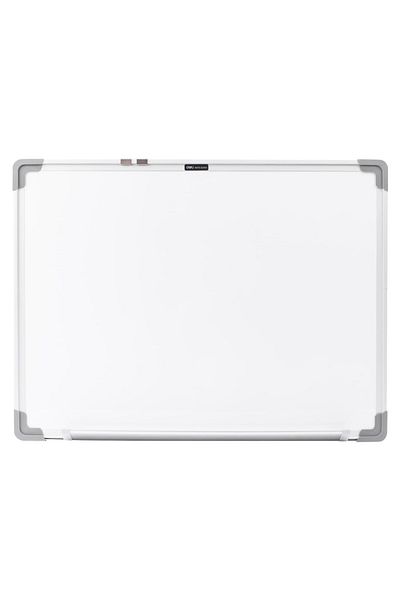 Deli Magnetic School Whiteboard, Aluminum Frame 45×60 cm, Dry Erase Steel Surface