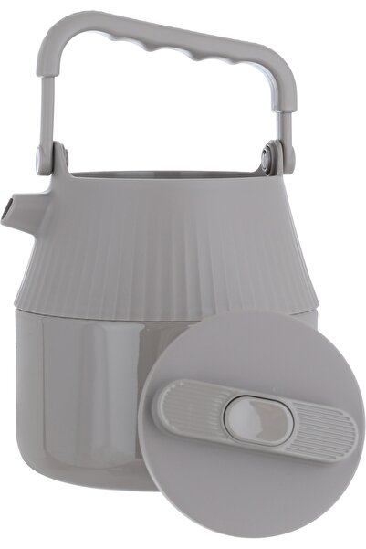 Alsaif Gallery Reema Steel Saif Gallery Thermos, 1 Liter - Grey