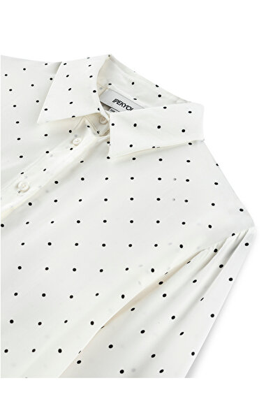 İpekyol Puantiye desen gömlek