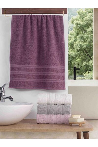MODALİN Towel Set 4 Pcs High Absorbent Gala 50X90 cm