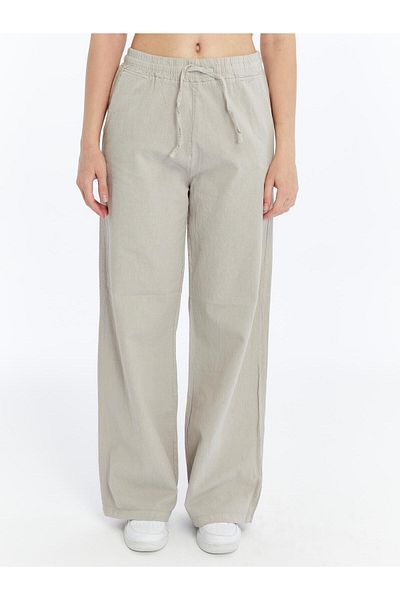 laqa Women's Raw Linen Baggy