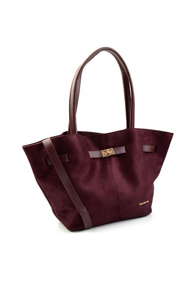Bambi Burgundy Women Shoulder Bag C06486269002