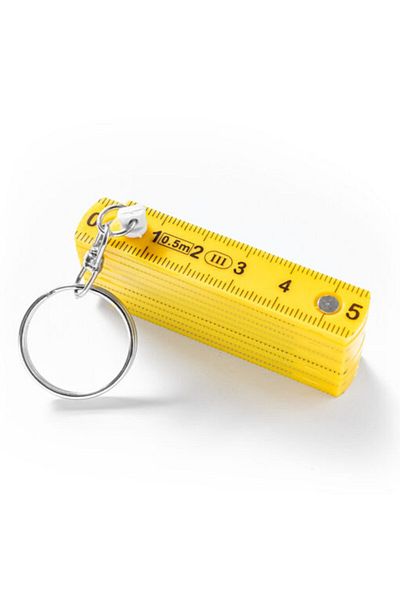 Gadget Master Keychain with Folding Ruler