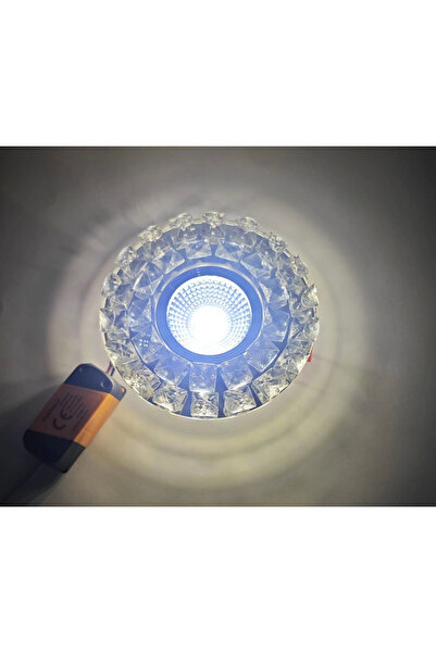 Eldenör SUNLED 8202 حافظة كاميرا سبوت 5 وات بإطار LED أبيض اللون - إطار متوافق مع المقبس والمفتاح