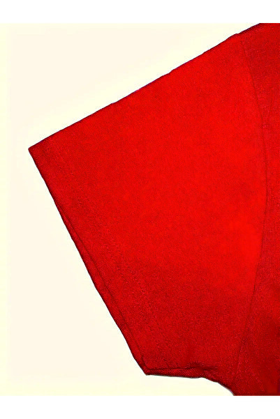 HOFFNUNG Women's Crew Neck 2 Magical Cherries Printed Oversize T-Shirt