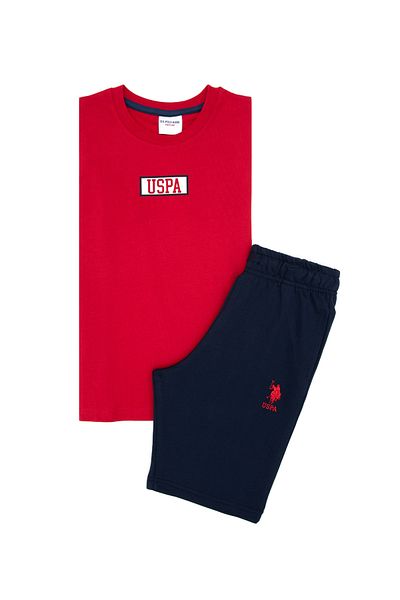 U.S. Polo Assn. Boy's Red Pajamas Set 50310793-Vr030