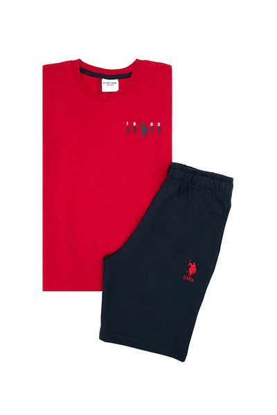 U.S. Polo Assn. Boy's Red Pajama Set 50310792-Vr030