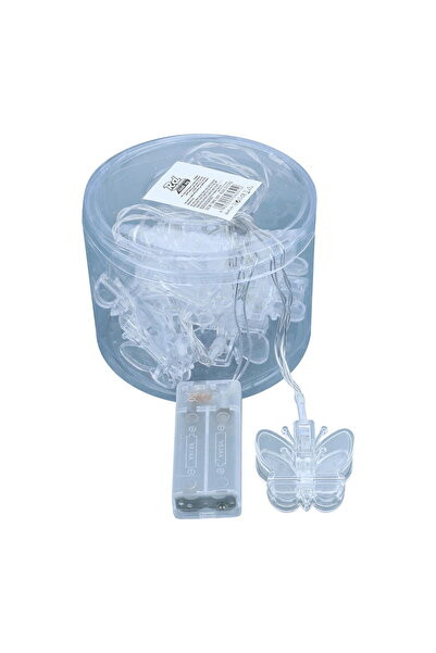 Generic أشكال بلاستيكية مضيئة من معرض السيف، 27 × 13.5 سم، على شكل فراشة